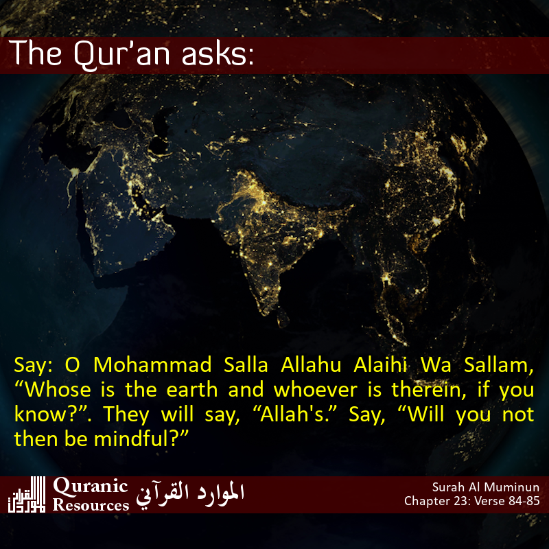 The Quran Asks 23-85