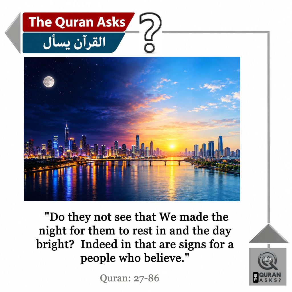 Did They Not See (27:86)
